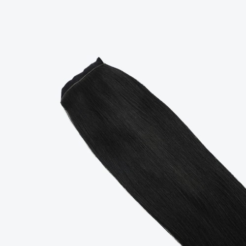 naturalny kucyk doczepiany  - black